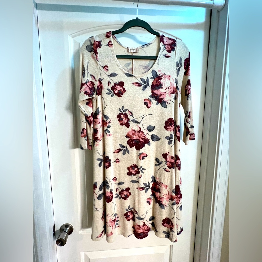 Altar’d State Floral Sweater Dress